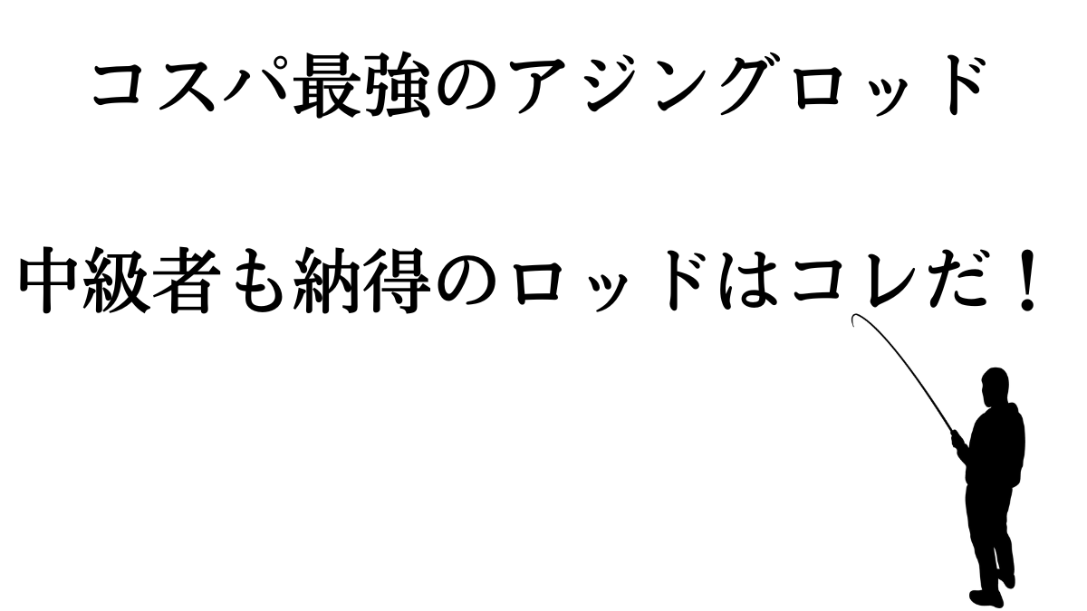 中級者まで納得 コスパ最強の安い おすすめアジングロッド を紹介